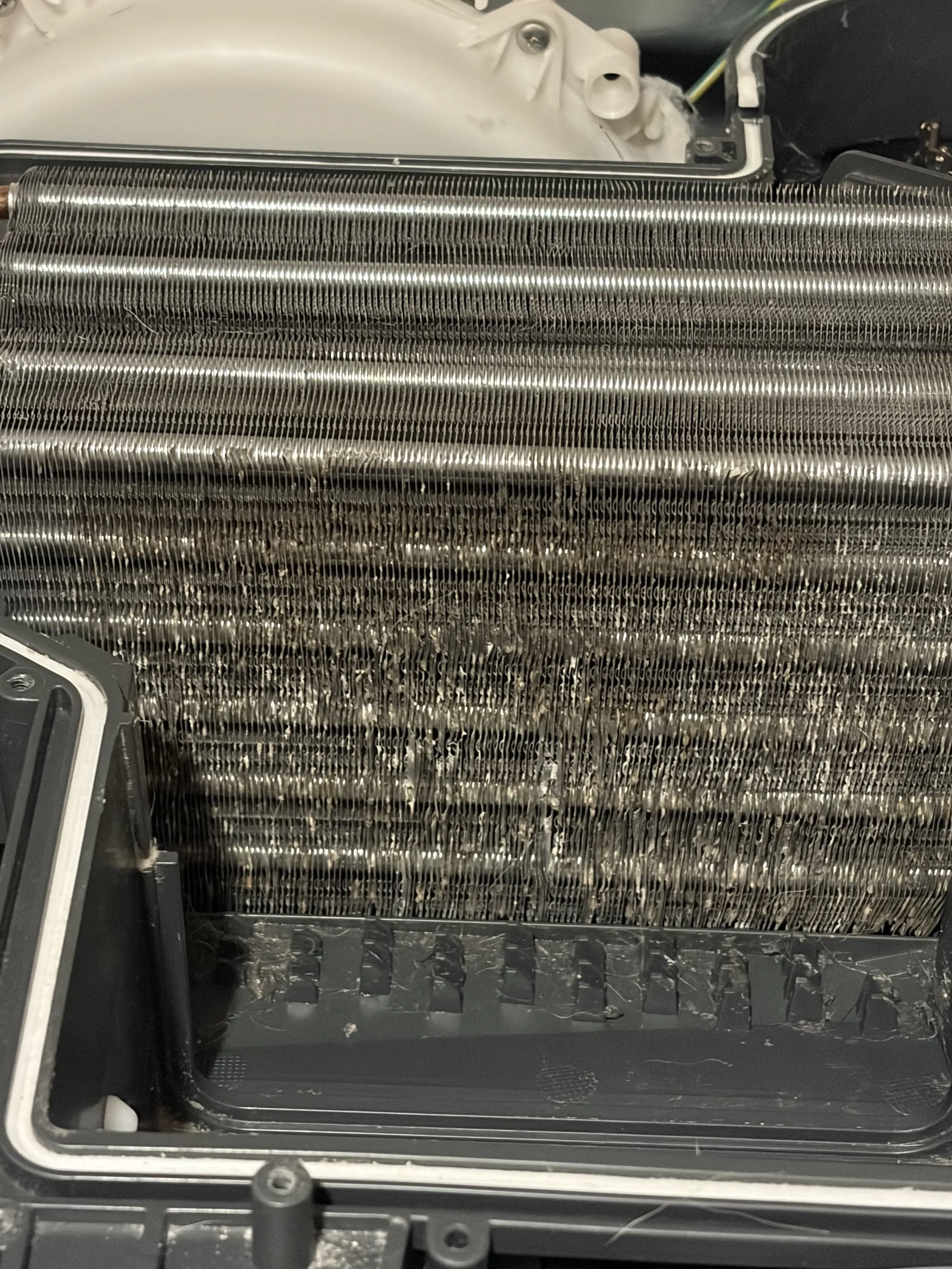 洗浄後のヒートポンプフィン